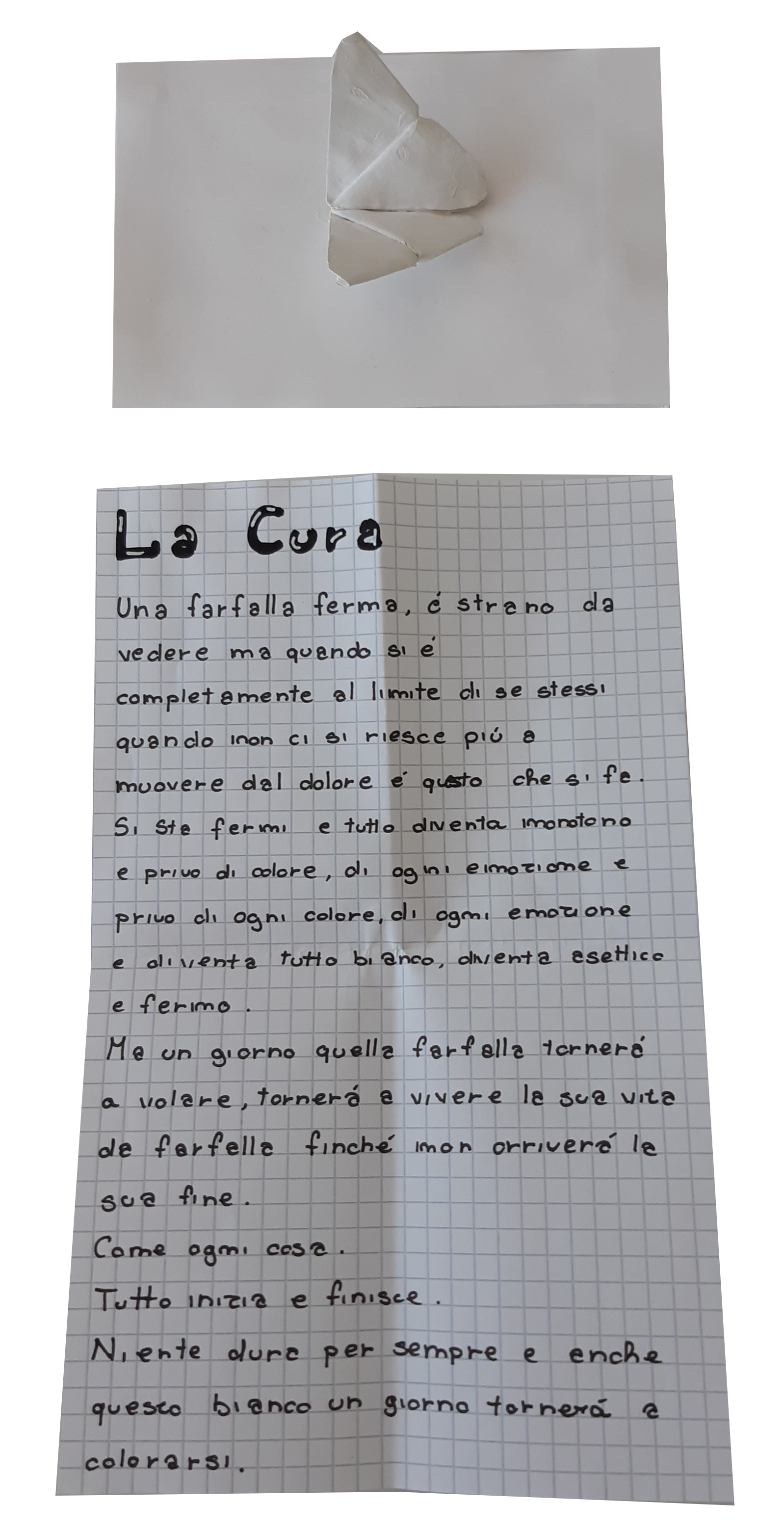 Cura di Sé e Cura dell'Altro: Mail Art Project - opera della classe 4H Liceo Classico Linguistico Artistico "Giuseppe e Quintino Sella" di Biella